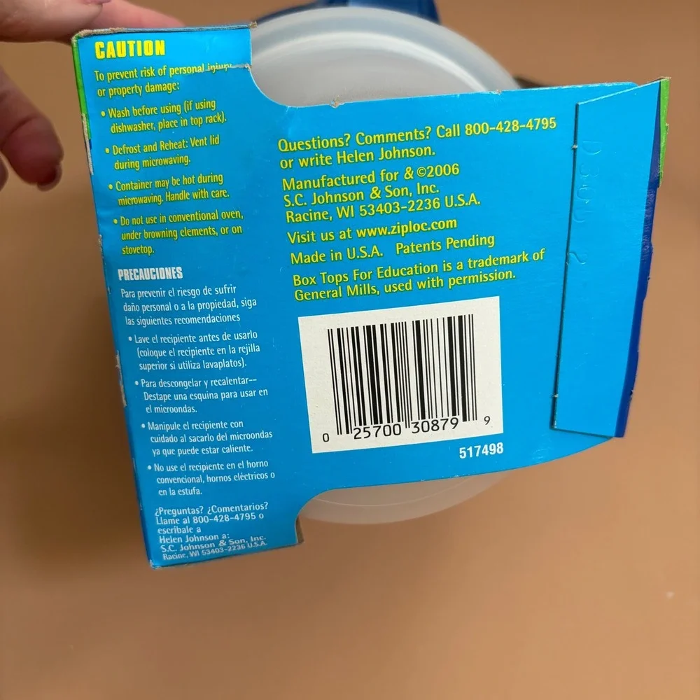 Ziploc brand containers